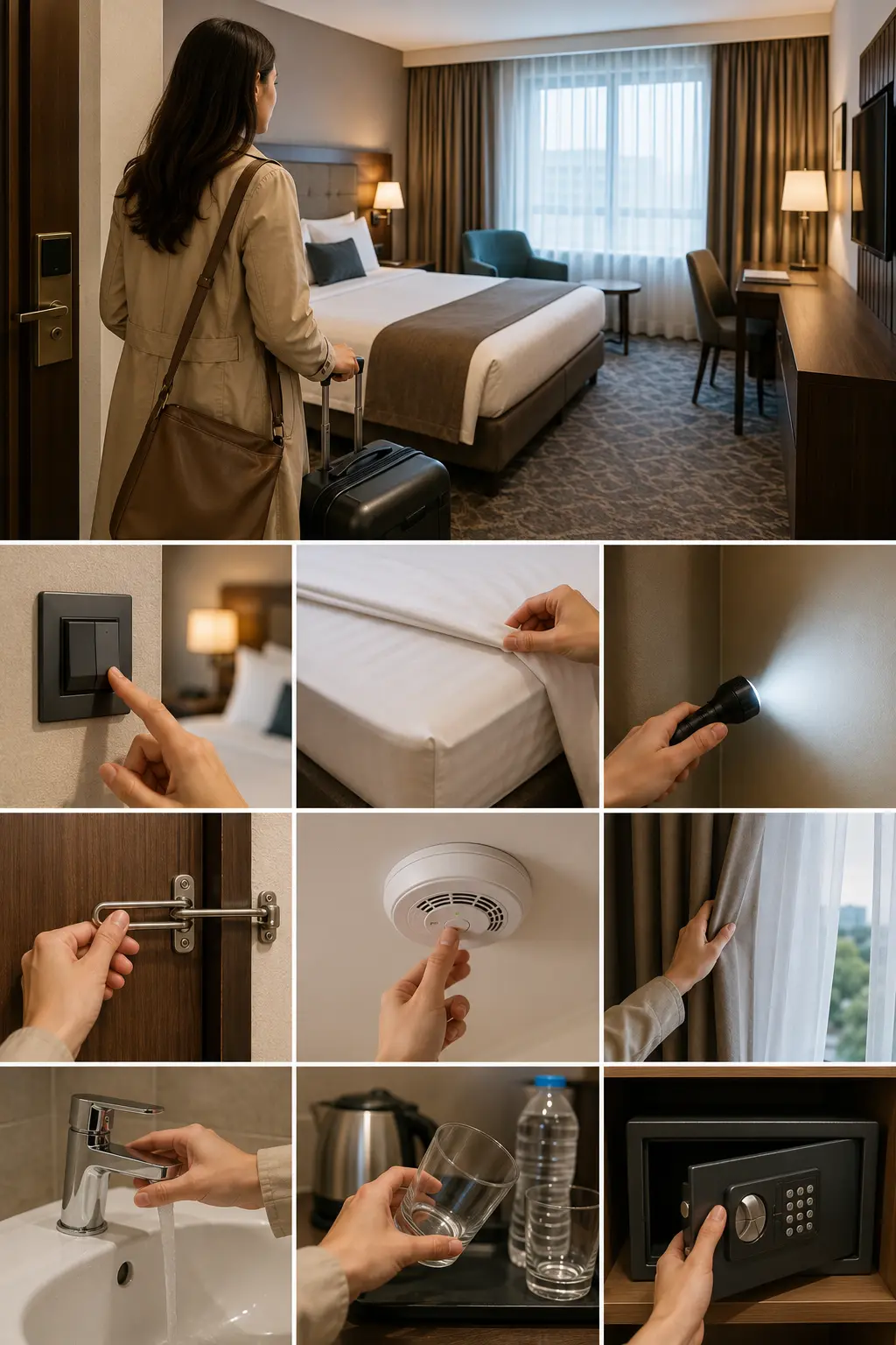 Hotel room inspection and checklist