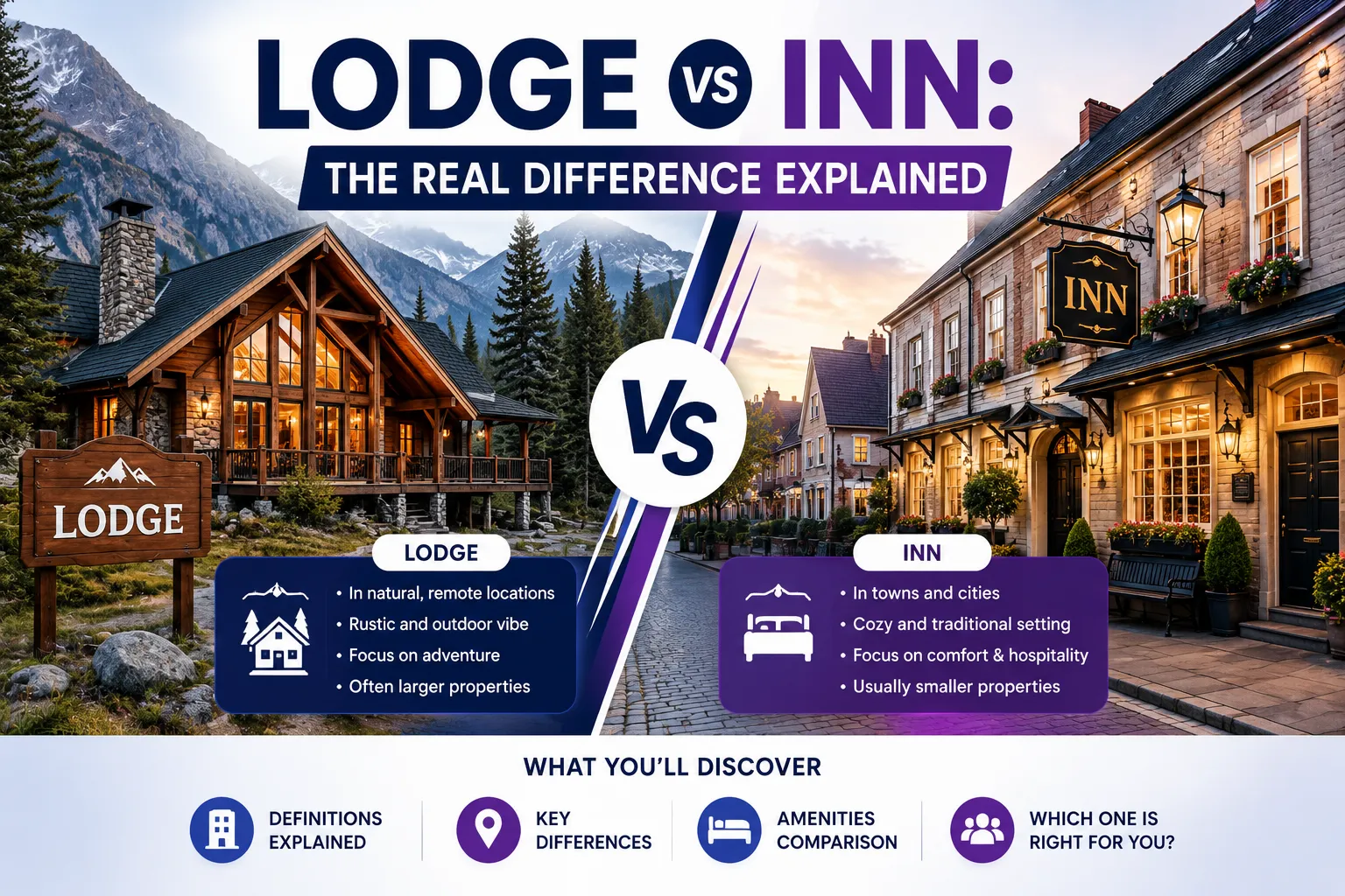 Lodge vs Inn: The Real Difference Explained (2026 USA Guide)