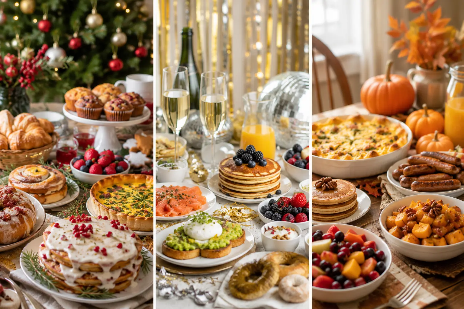 Christmas Brunch vs. New Year's Brunch vs. Thanksgiving Brunch