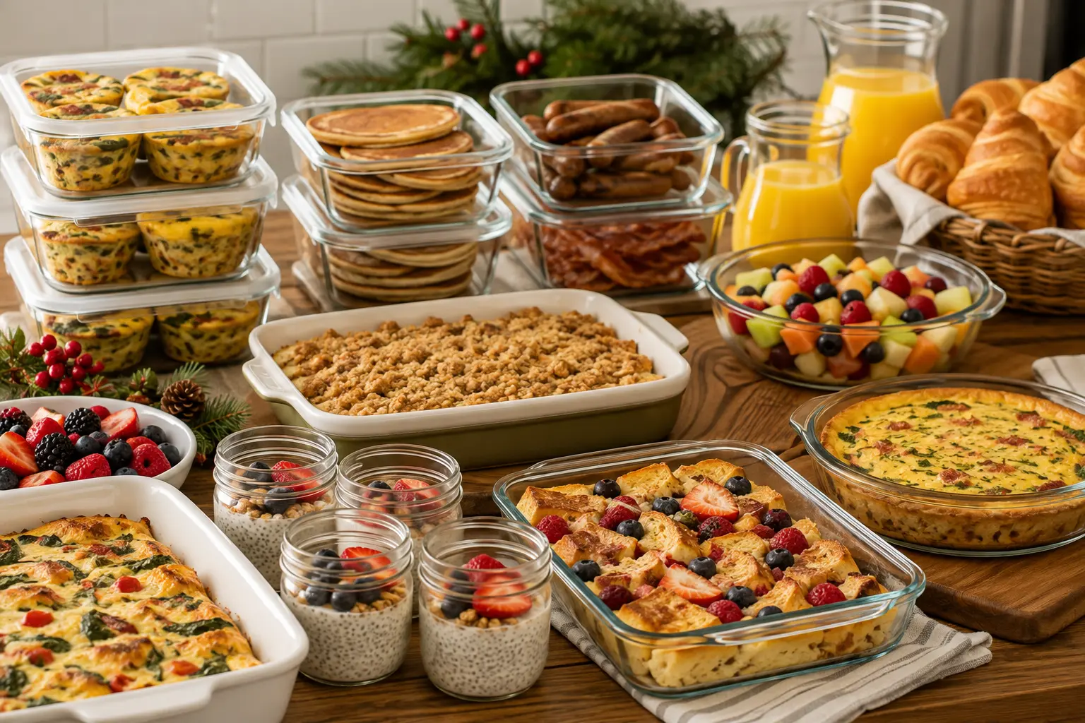 Make-Ahead Holiday Brunch Ideas (Full Prep Timeline)