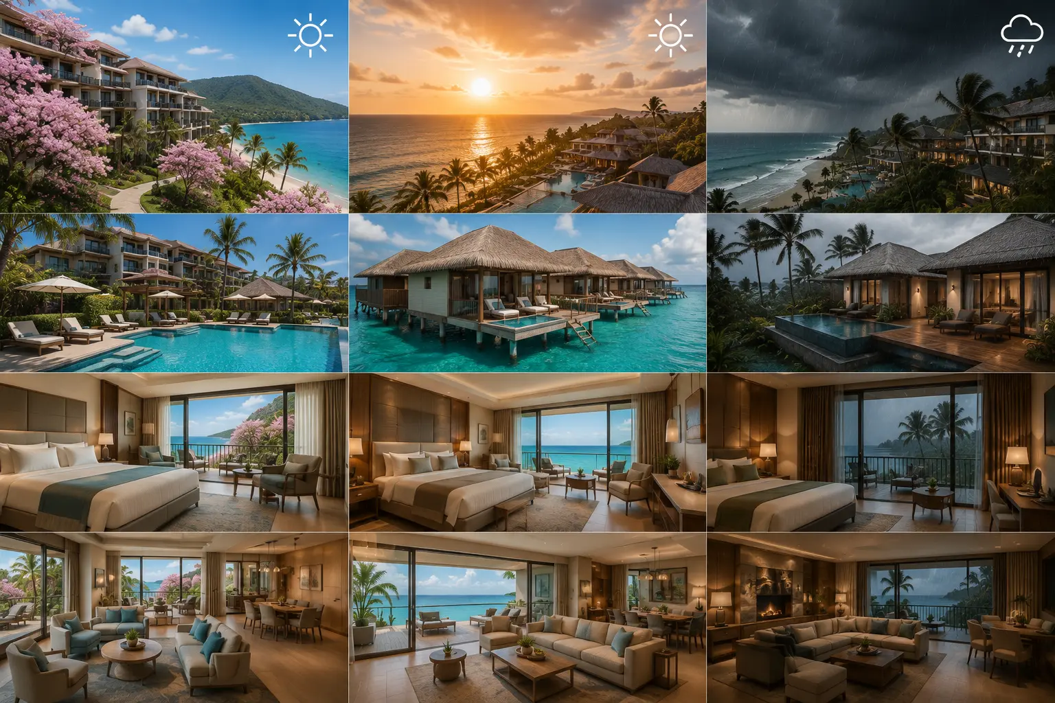 How Resort Room Types Vary by Season
